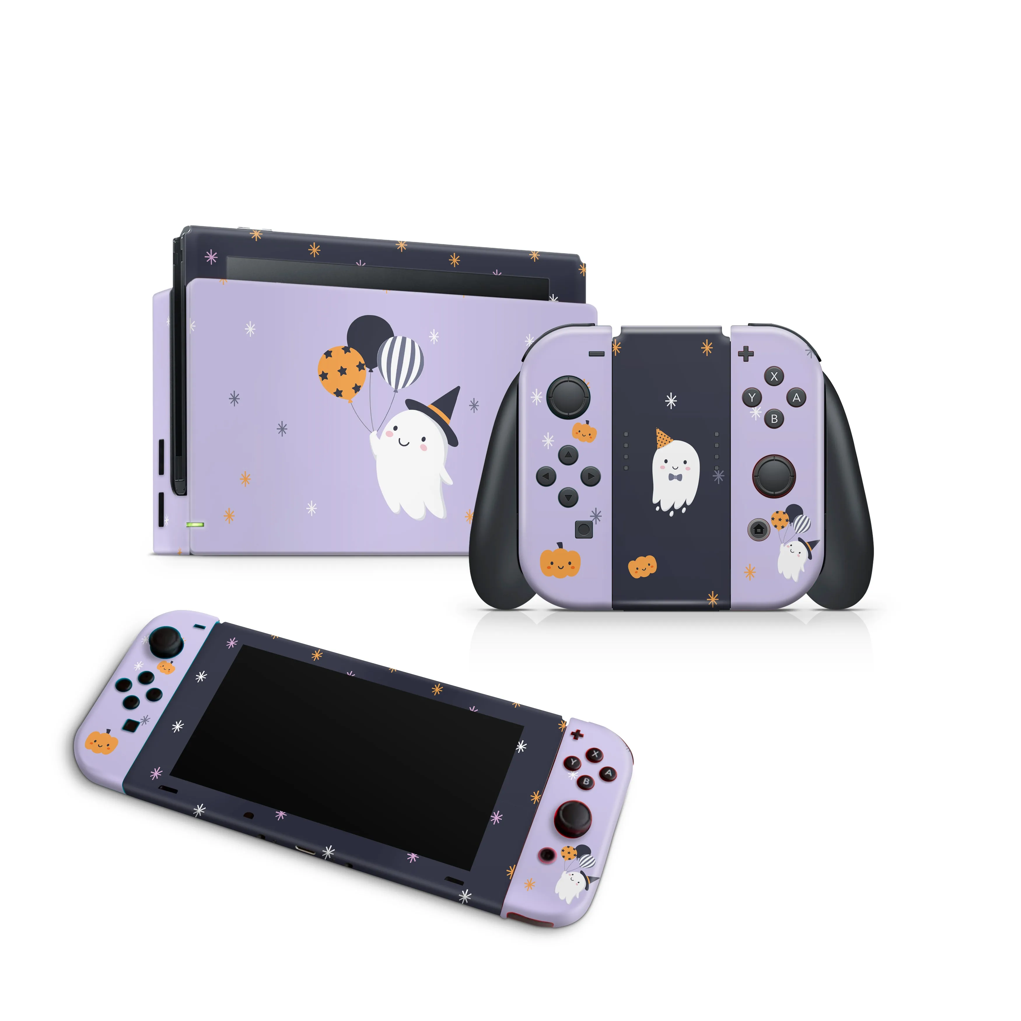 Nintendo Switch Skin Decals -  Ghost - Wrap Vinyl Sticker